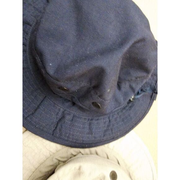 2 Tru Spec Hat Sun Hot Weather Type II Beige And Blue - Picture 4 of 11